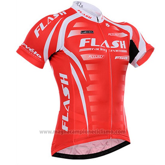 Abbigliamento Ciclismo To The Fore Rosso e Bianco Manica Corta e Salopette